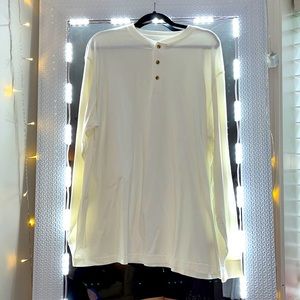 LL Bean 3 Button Up Long Sleeve